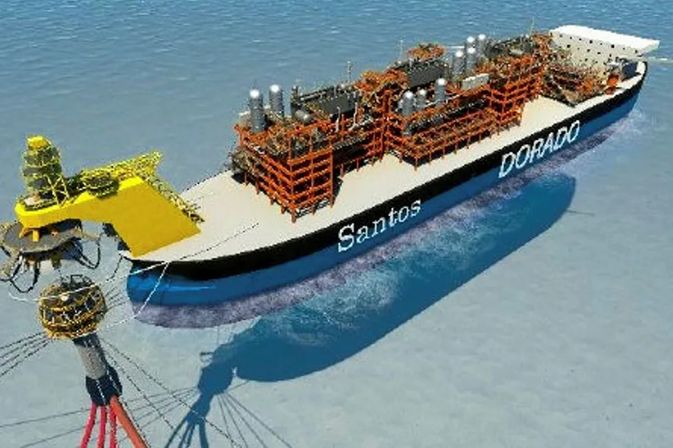 Offshore development: an illustration of Santos' Dorado FPSO concept