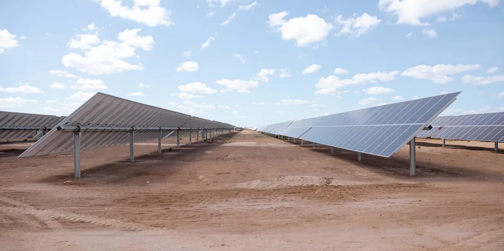 Apodi solar plant in Brazil.