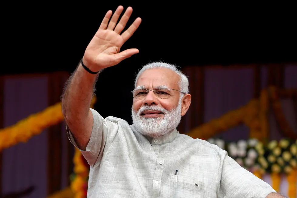 LNG deals: Indian Prime Minister Narendra Modi.