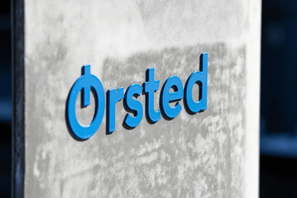 Orsted logo.