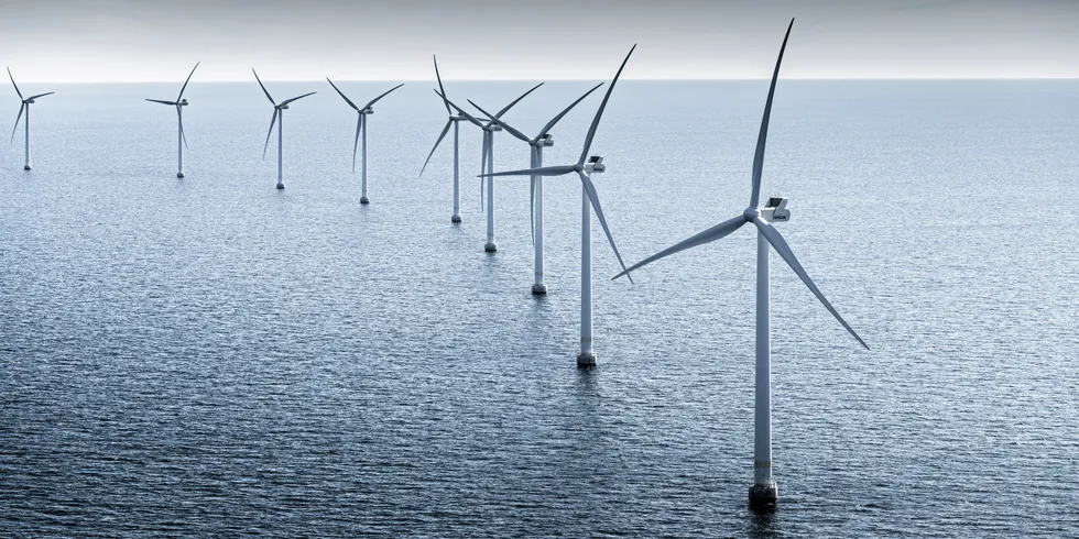 . RWE's Kårehamn offshore wind farm off the Swedish island of Öland.