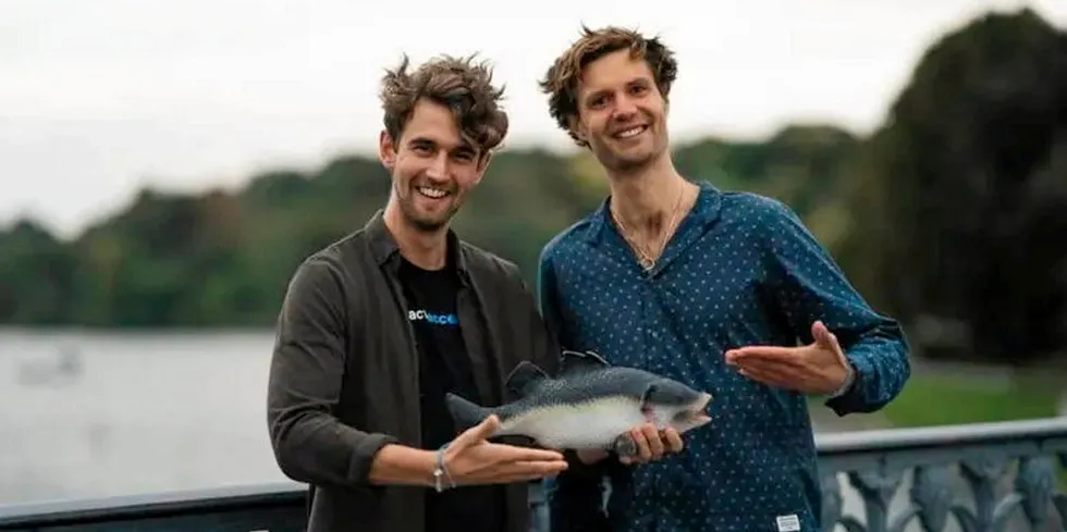 Hooked seeks further funding. Tom Johansson and Emil Wasteson: co-founders of Hooked Foods.