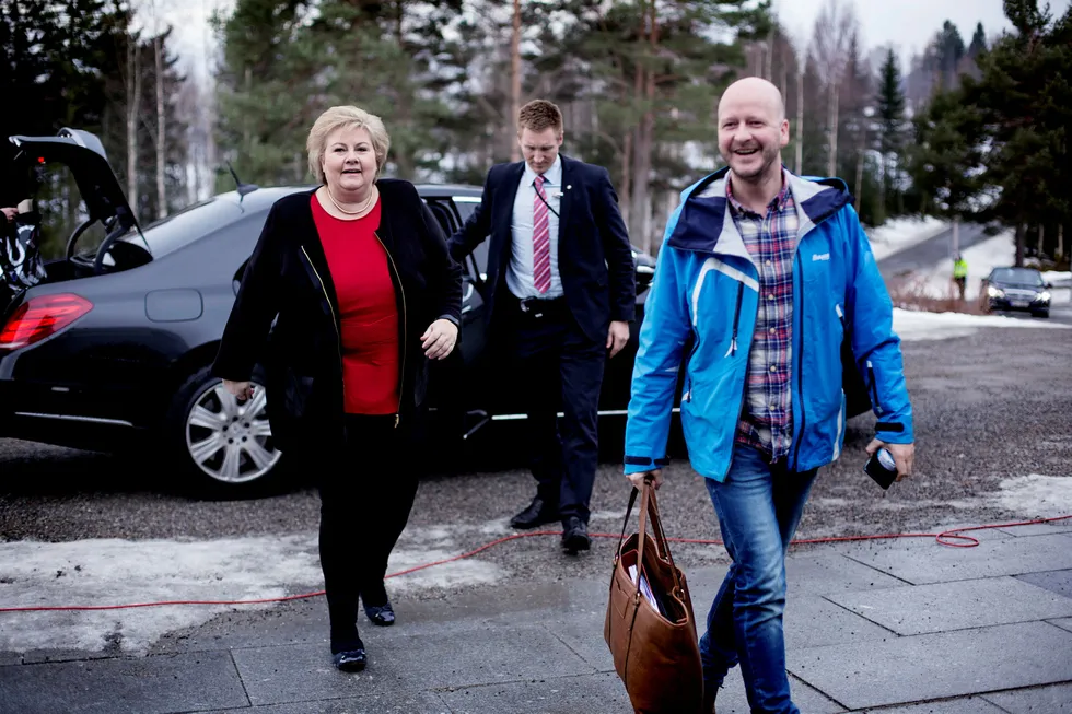 Sigbjørn Aanes var Erna Solbergs nærmeste medarbeider da han var statssekretær. Foto: Ida von Hanno Bast