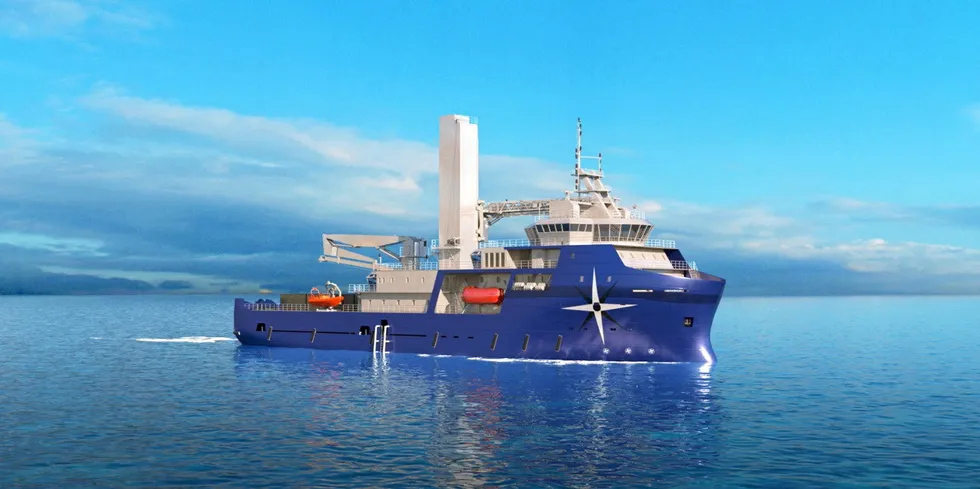 . A rendering of the Marco Polo CSOV.