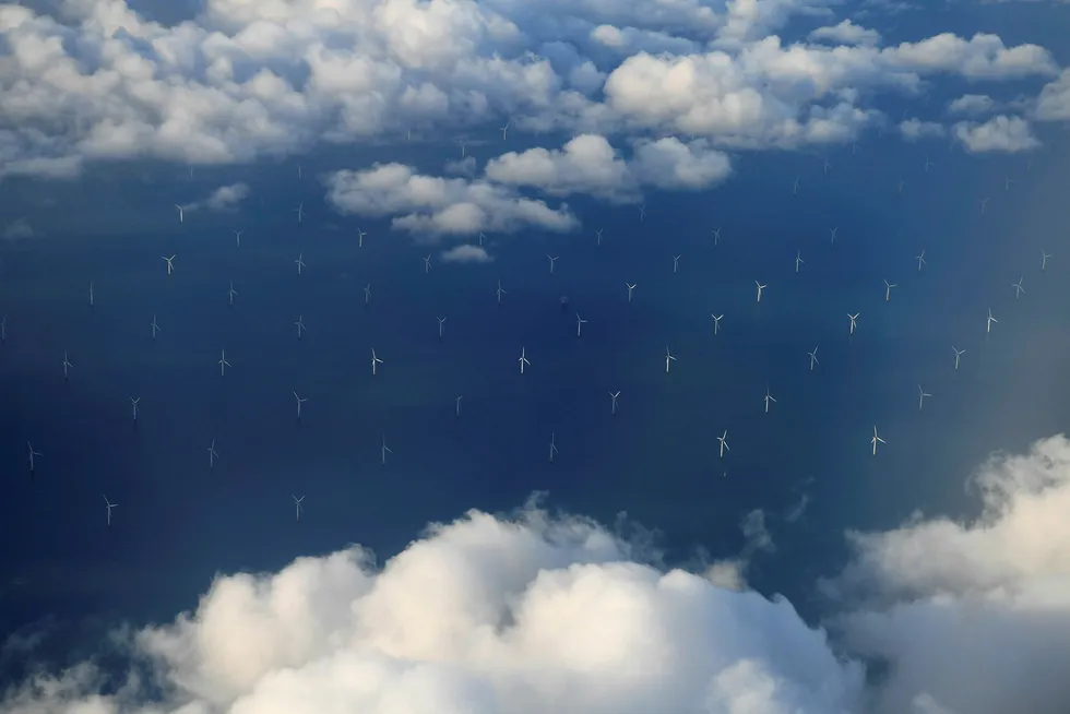 UK wind farm work: for Petrofac (pictured: Burbo Bank offshore wind farm in UK)