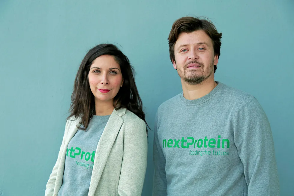 Syrine Chaalala and Mohamed Gastli, co-founders of nextProtein.