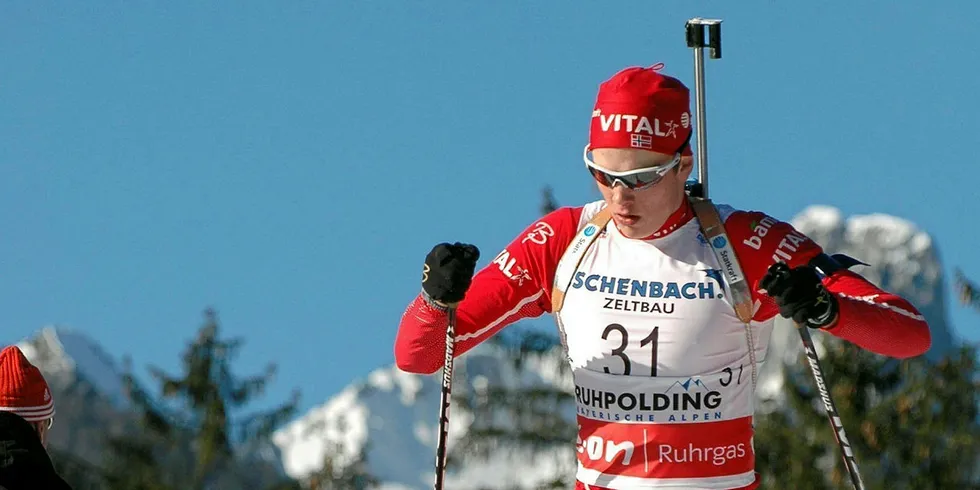 Sondre Eide tok VM-sølv under junior VM på skiskyting i 2008. I dag er han dagleg leiar i Eide Fjordbruk.