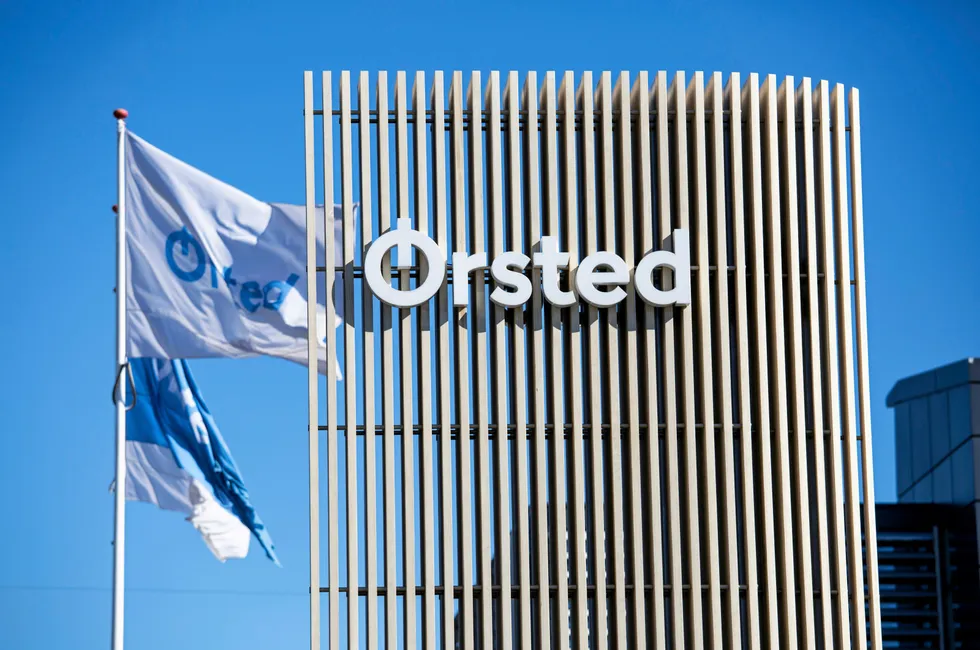 Orsted was discussing half-year results.