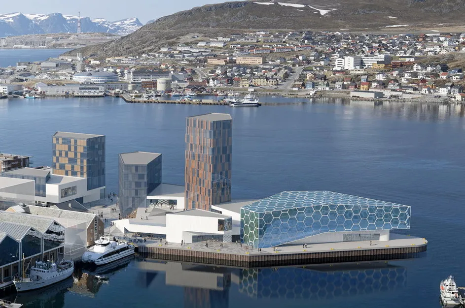 Hammerfest havn på tegnebrettet.