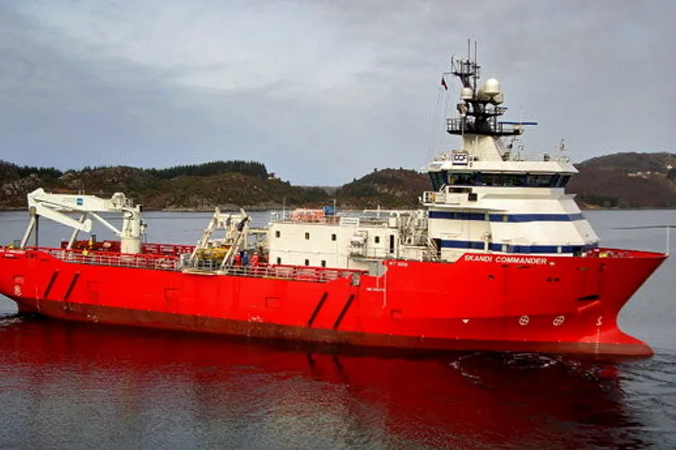Charter: the Skandi Commander was one of the vessels awarded new contractual terms by Petrobras