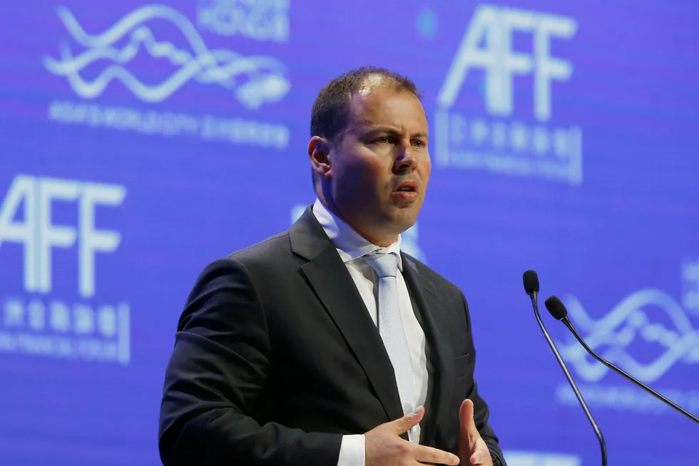 Budget surplus: Australian treasurer Josh Frydenberg