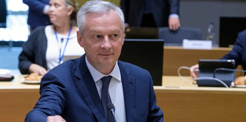 French economy minister Bruno Le Maire