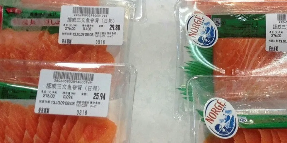 Many Chinese buyers halted imports of salmon and the fish was removed from supermarket shelves after the novel coronavirus was found on a chopping board used to cut salmon at a large food market in Beijing.