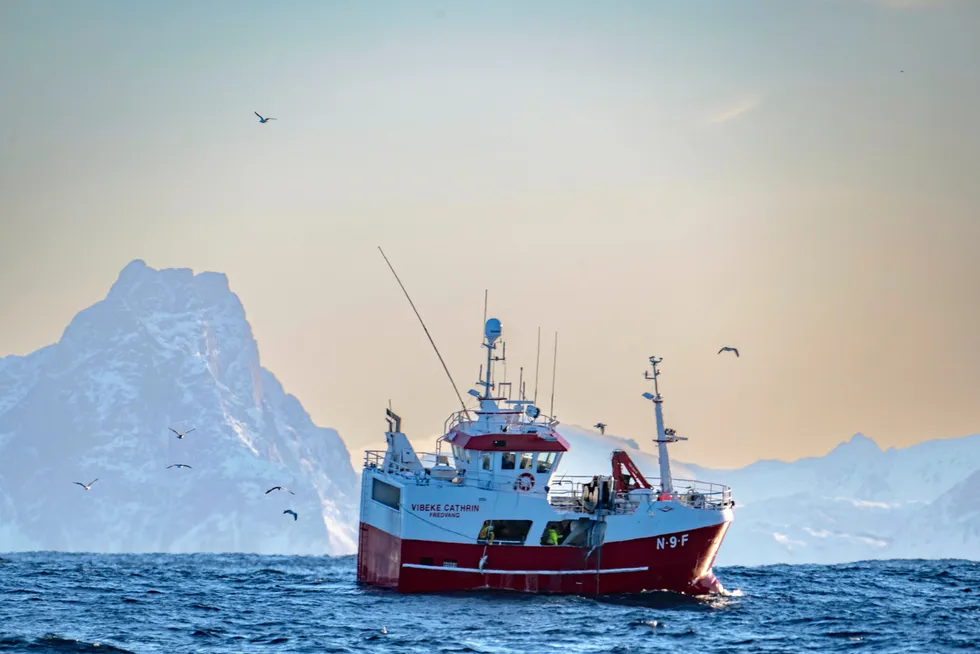 Fiskerinæringa venter spent på neste års fiskerireguleringer. Her er «Vibeke Cathrin» fotografert under torskefiske i mars 2023.