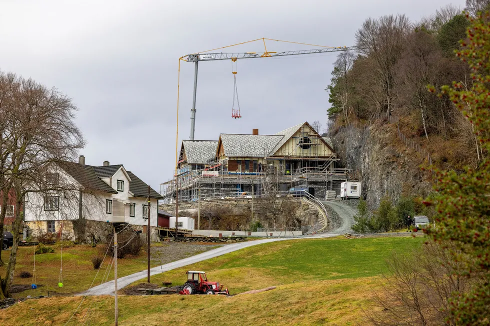 Den nye boligen til lakseoppdretter Gerhard Meidell Alsaker (60) har ifølge plantegningene et bruksareal (BRA) på 2131 kvadratmeter.