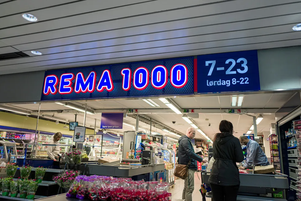 – Rema 1000 Danmark har hatt en fantastisk vekst i mange år, og vi er svært fornøyd med vår posisjon i det danske markedet, sier finansdirektør Kristin Genton i Reitan. På bildet en Rema 1000-butikk i Oslo.