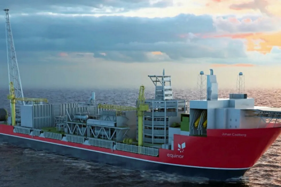 Safety issues: artist's impression of Johan Castberg FPSO