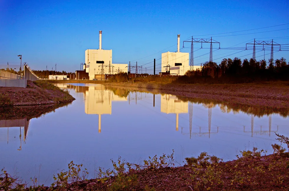 Illustrasjonsbildet. Forsmark kjernekraftverk ligger i Östhammars kommune, nord for Stockholm i Sverige.