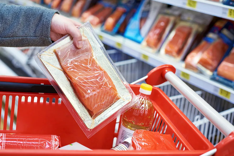 The highest farmed salmon weight class is worth NOK 76 per kilogram.