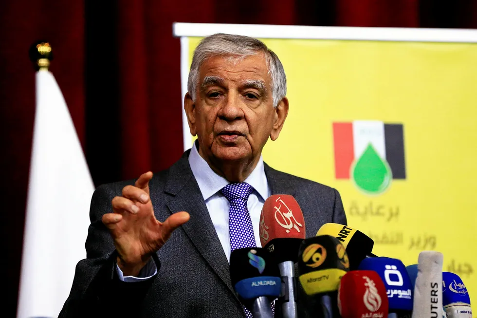 Project plans: Iraqi Oil Minister Jabar al-Luaibi