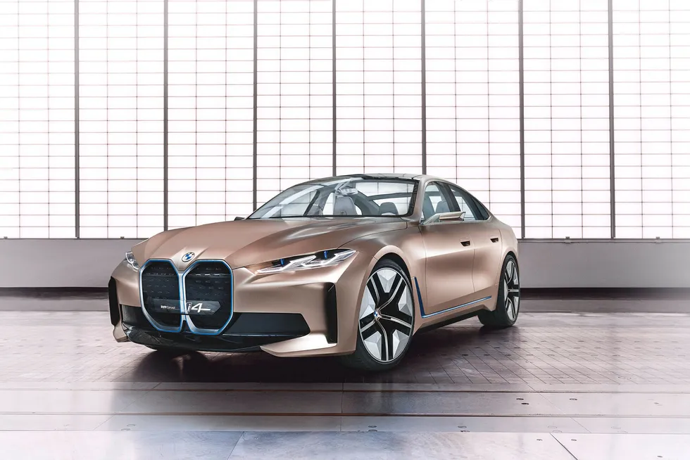 BMW Concept i4 viser vei mot BMWs elektriske 4-serie.