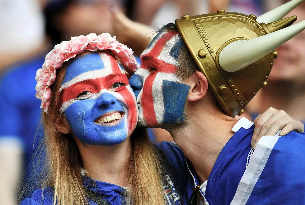 Islandsk vikingkraft skal lørdag sørge for argentinske tårer. Foto: Bertrand Langlois/AFP/NTB Scanpix
