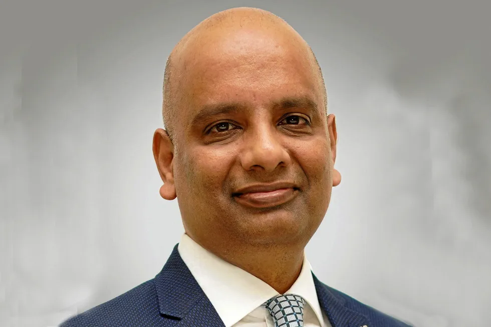 Mahesh Swaminathan, senior vice president of subsea and floating facilities for McDermott.