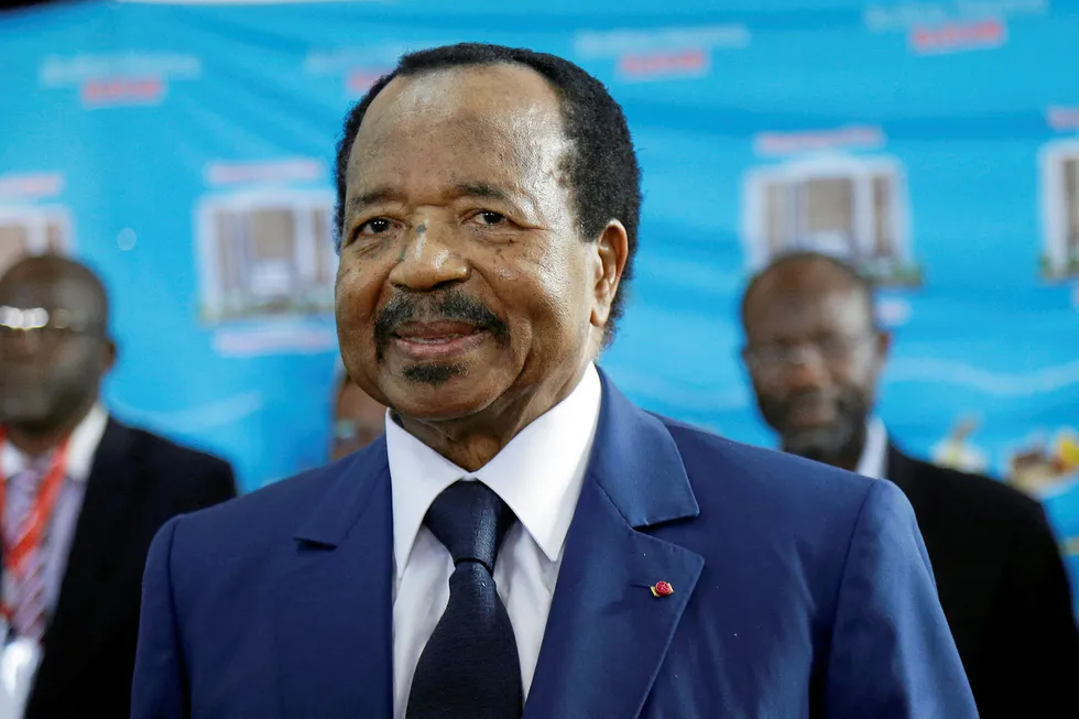 Outlook: Cameroon's President Paul Biya would welcome a new gas and condensate project such as Etinde