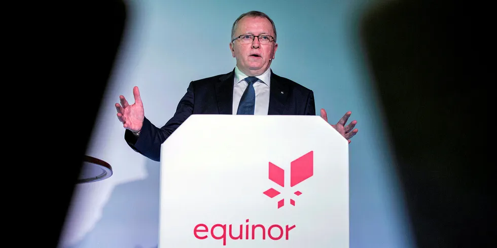 Equinor chief executive Eldar Sætre