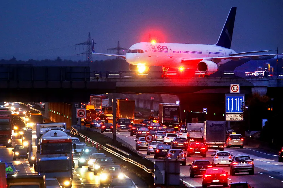 En tysk fagforening kan stikke kjepper i flyhjulene i Frankfurt førstkommende tirsdag.