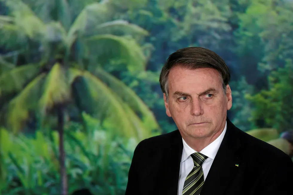 Position weakened: Brazil's President Jair Bolsonaro