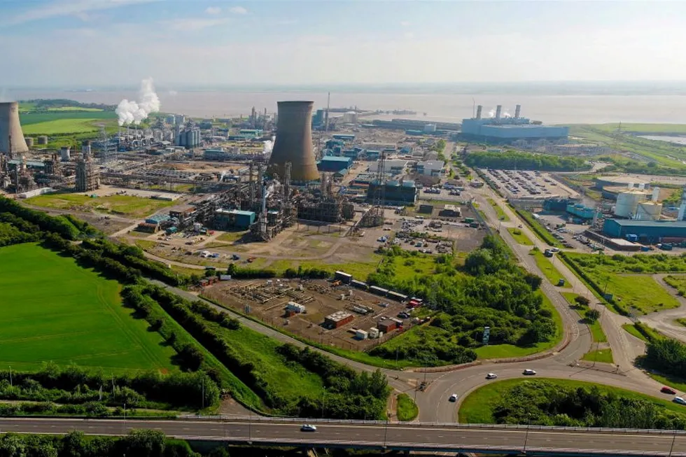 Hopes: CCUS could help decarbonise large tracts of industry in the UK such as these facilities on the Humber estuary