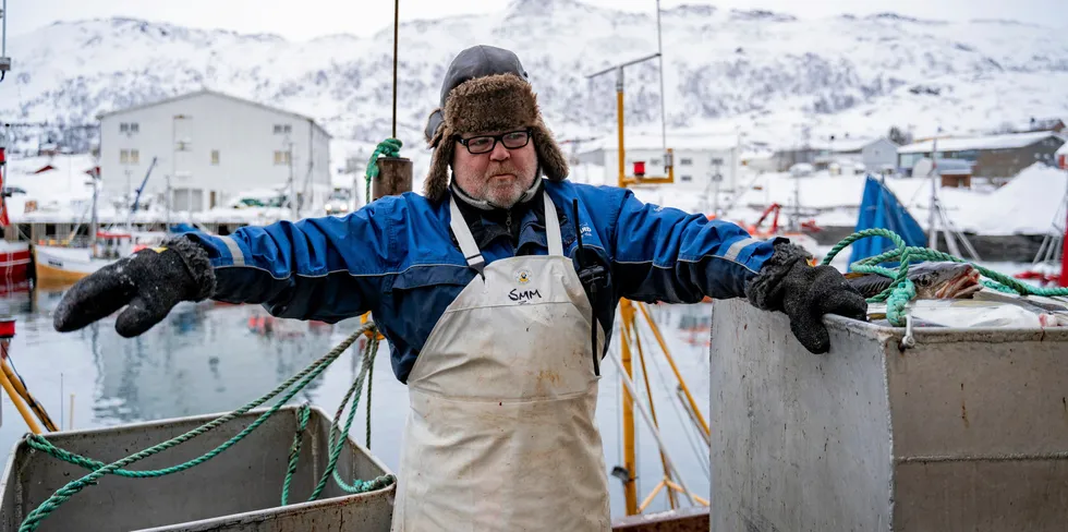 Svein Mienna jobbet på fiskebruket Nergård i Breivikbotn.