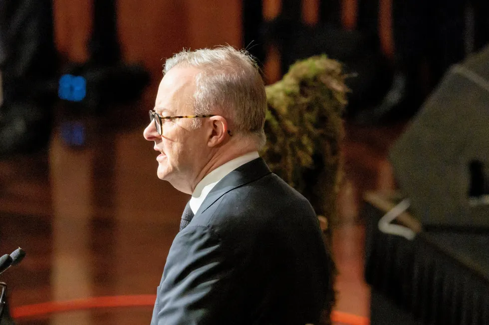 Australian PM Anthony Albanese.