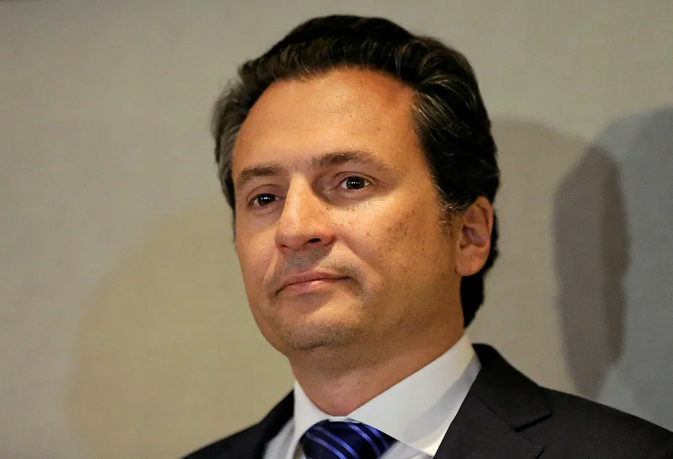 Contract: Pemex chief executive Emilio Lozoya