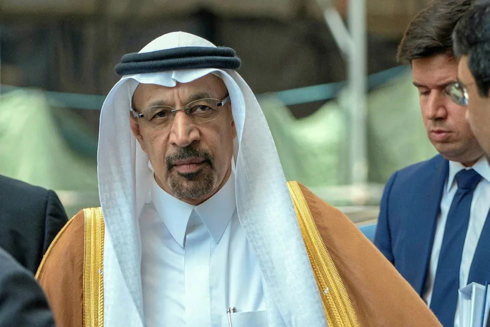 New role: Saudi Arabia's former energy minister Khaled al-Falih