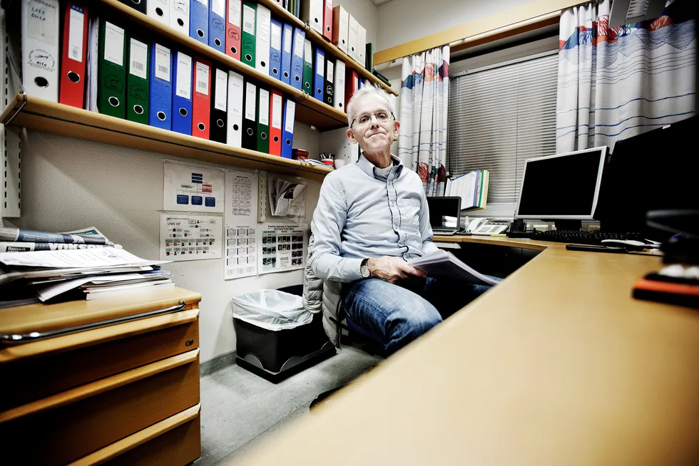 Jan Størmer fra tiden da han jobbet ved Universitetssykehuset Nord-Norge.