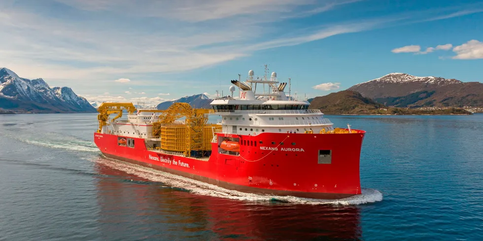 Nexans' Aurora cable lay vessel