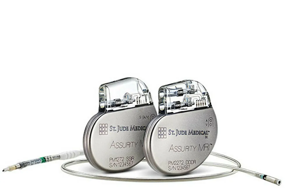 Dette er pacemakerne selskapet produserer. Disse kunne ha blitt hacket. Foto: St. Jude Medical