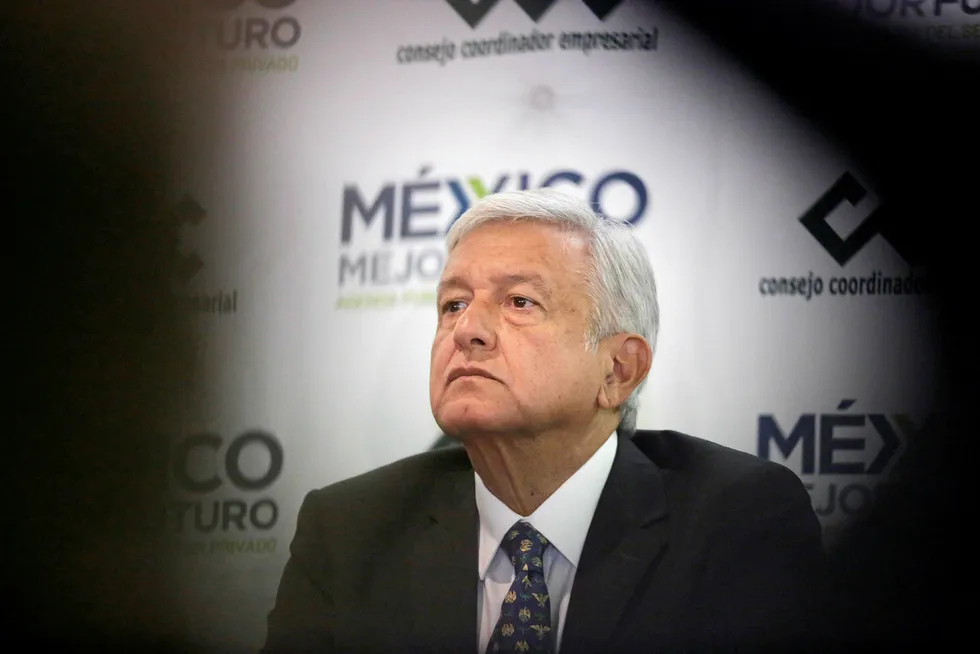 Energy plans: Mexico's president-elect Andres Manuel Lopez Obrador