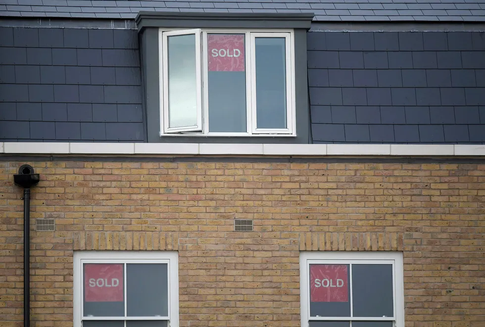 London har sett den første boligprisnedgangen siden 2009. Foto: TOBY MELVILLE
