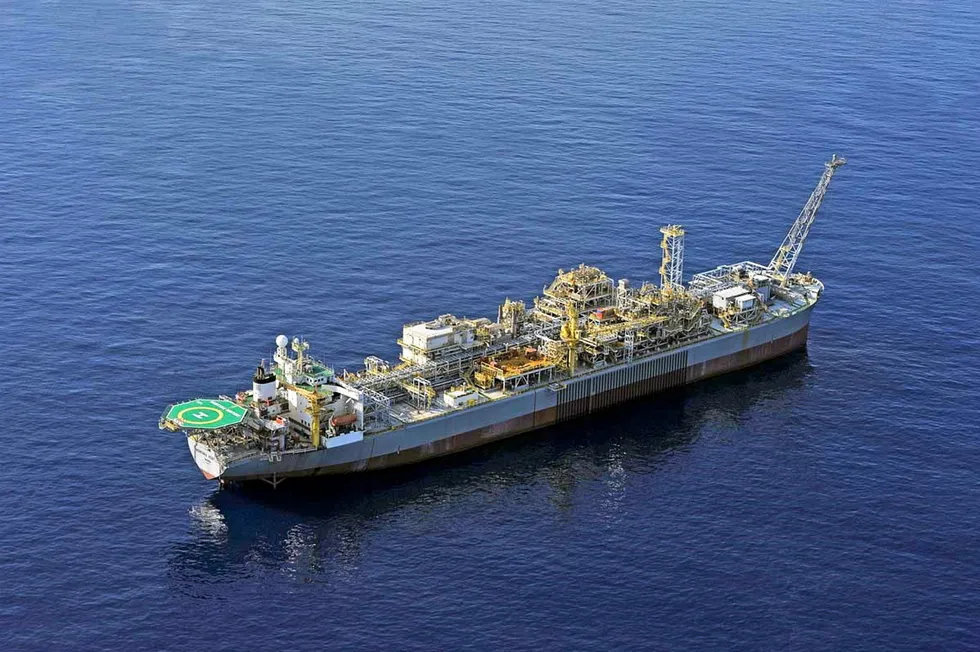 On site: the spill was noticed next to the Montara Venture FPSO