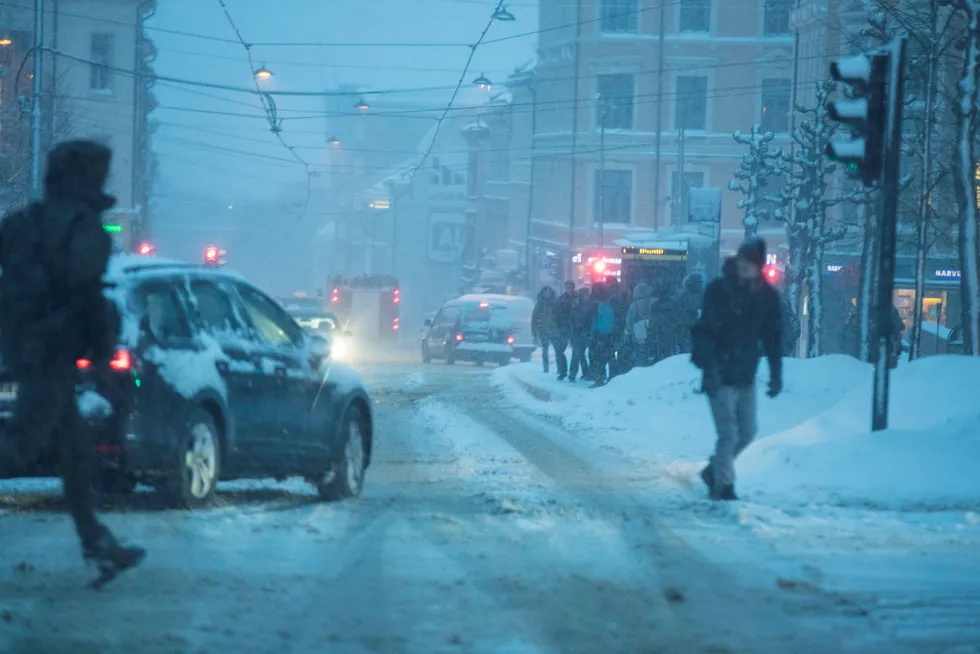 Ikke siden 2007 har det kommet så mye snø i Oslo som i år, opplyser Bymiljøetaten i Oslo kommune. Foto: Ruud, Vidar