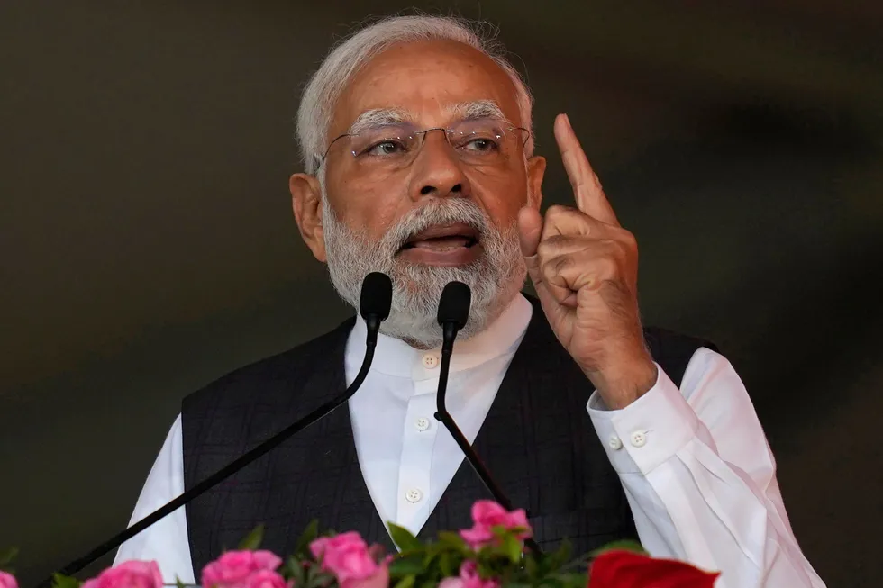 Windfall tax: Indian Prime Minister Narendra Modi.