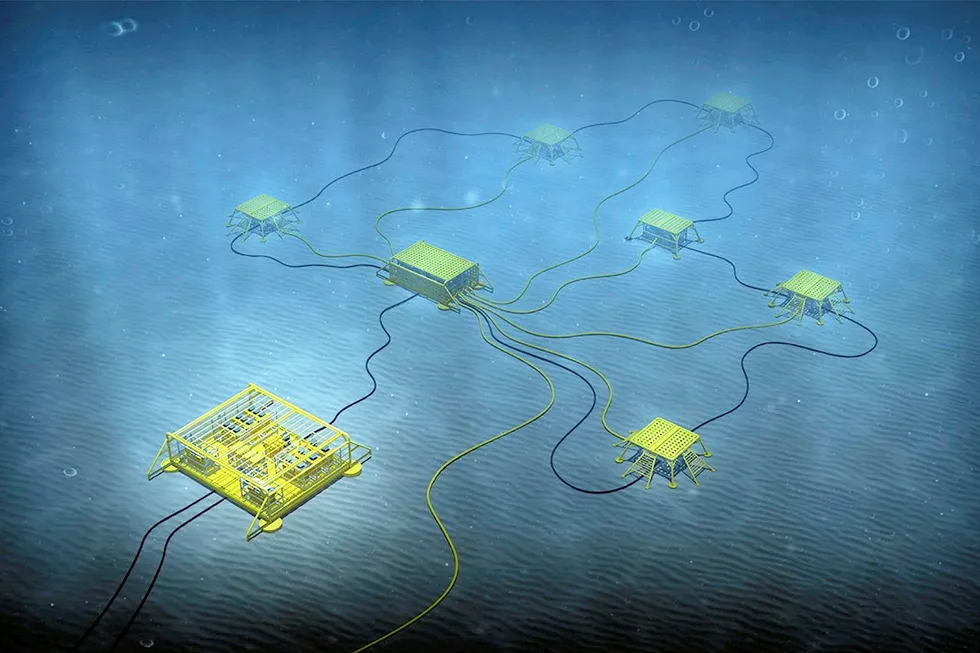 An artist’s impression of a subsea station