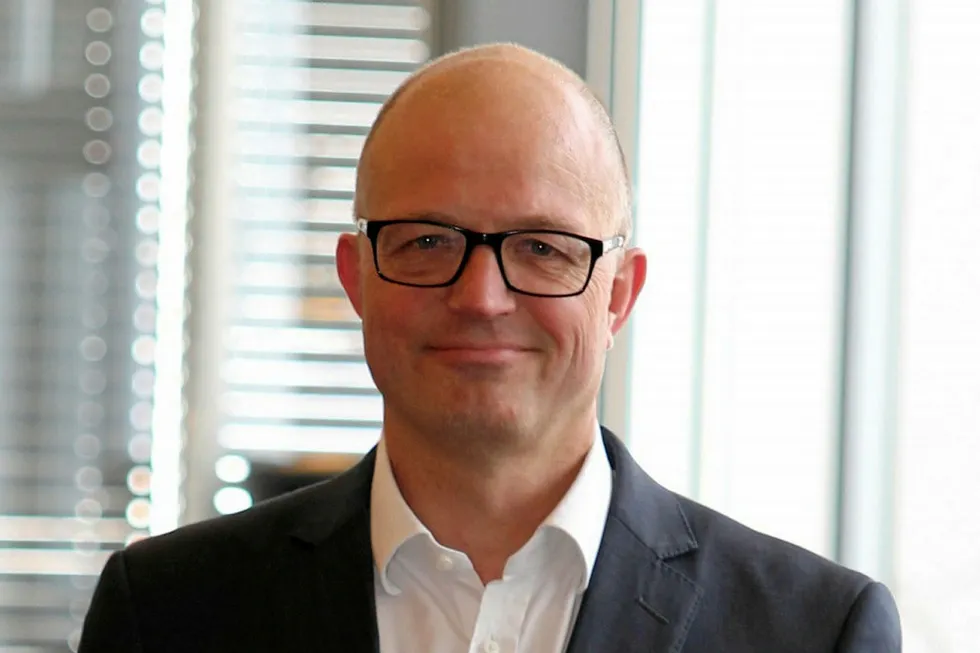 Battling lower earnings: Kvaerner chief executive Karl-Petter Loken