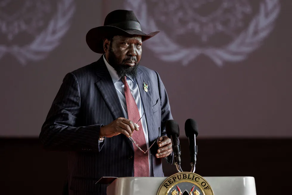 South Sudan's President Salva Kiir.