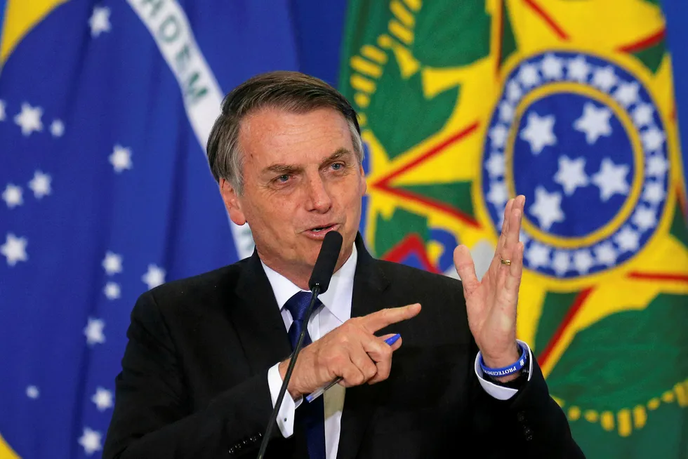 Rewards: Brazil's President Jair Bolsonaro