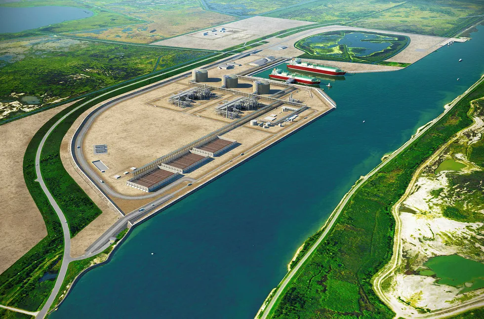 Project: Sempra's planned Port Arthur LNG facility in Texas
