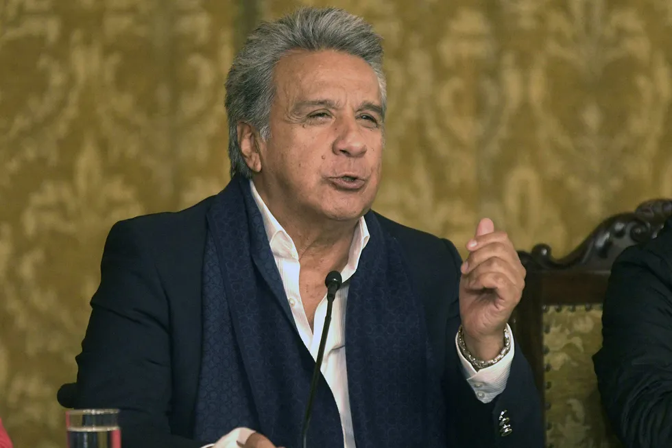 Service contracts: Ecuadorian president Lenin Moreno